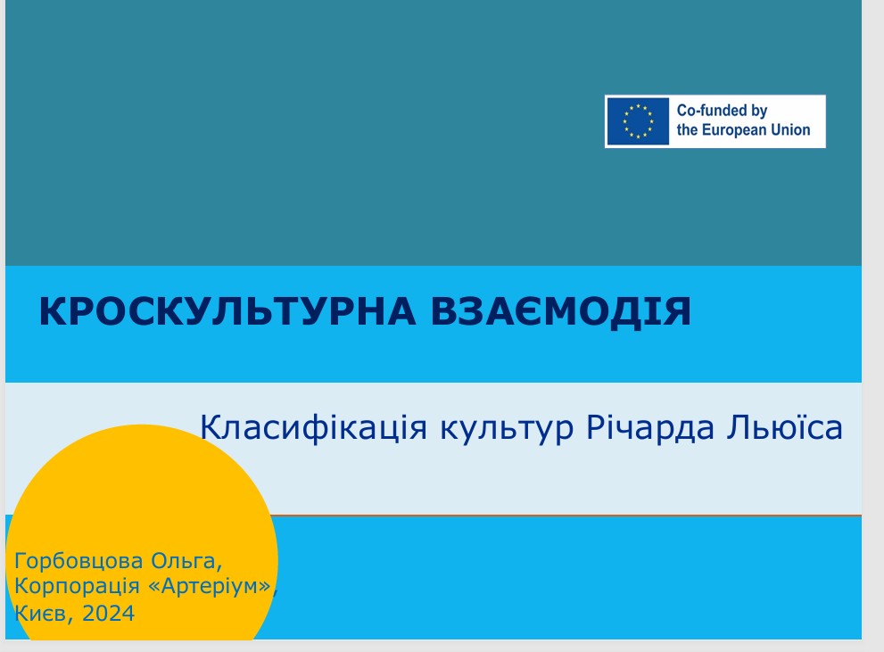 Кроскультурна взаємодія та модель Льюїса